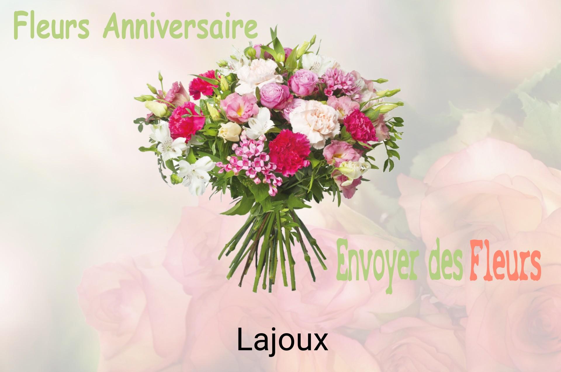 Bouquet de fleurs d’anniversaire livré à Lajoux